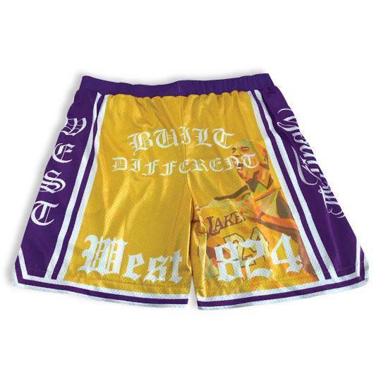 Lakers Championship Kobe Shorts - Sneaker Tees to match Air Jordan Sneakers