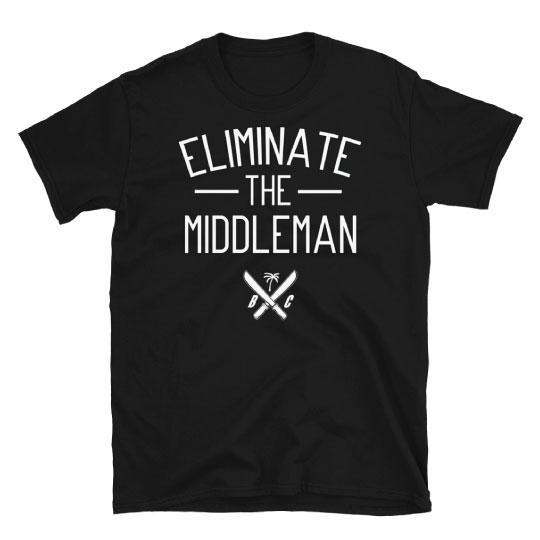 ELIMINATE THE MIDDLE MAN - Sneaker Tees to match Air Jordan Sneakers