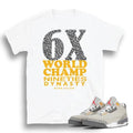 Retro 3 Cool Grey Shirts - Sneaker Tees to match Air Jordan Sneakers