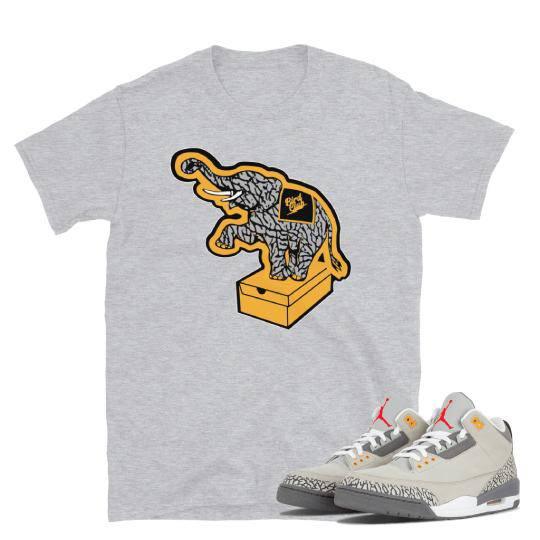 Retro Jordan Cool Grey 3 Shirts - Sneaker Tees to match Air Jordan Sneakers