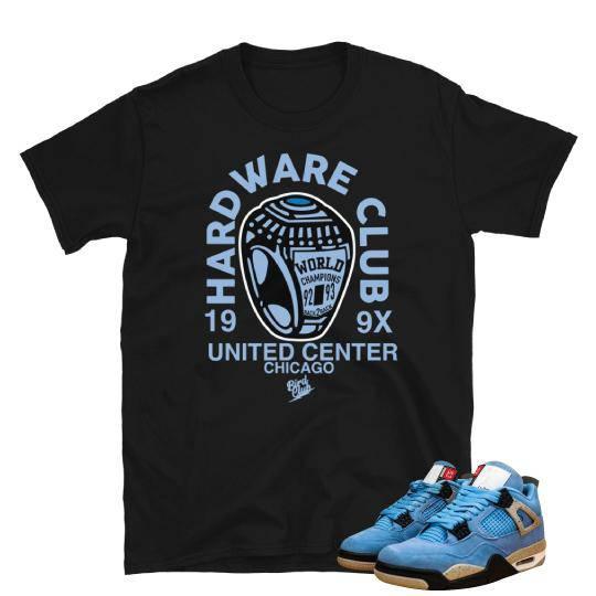 UNC Retro Jordan 4 shirt - Sneaker Tees to match Air Jordan Sneakers