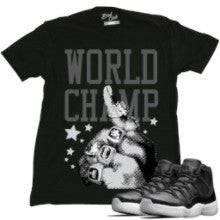 Retro 11 Sneaker shirts - Sneaker Tees to match Air Jordan Sneakers