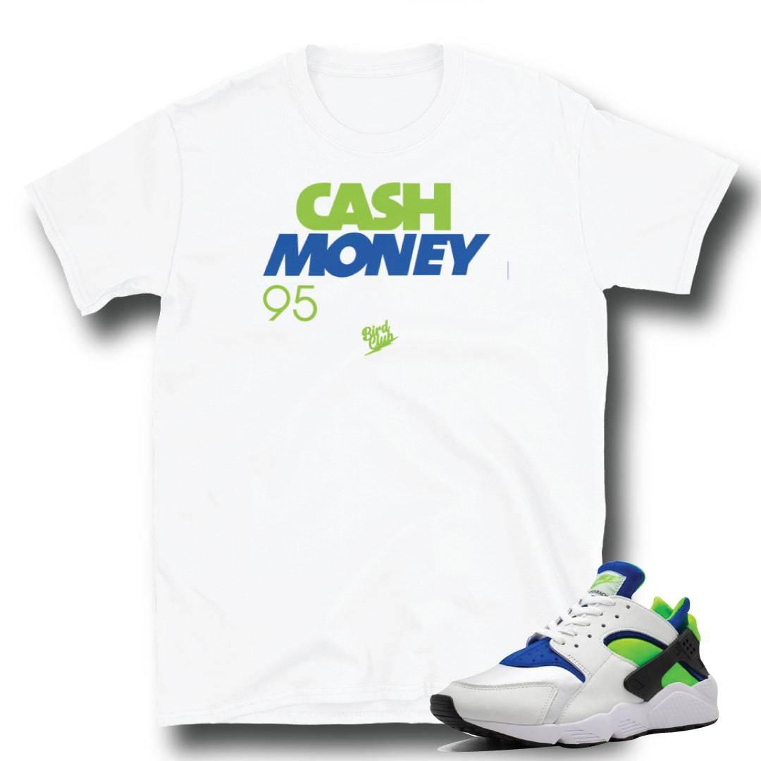 Huarache Scream Green Shirt - Sneaker Tees to match Air Jordan Sneakers