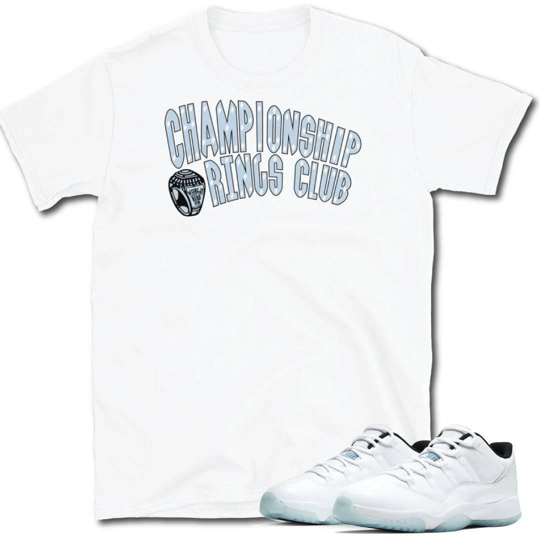 LEGEND BLUE 11 LOW SHIRT - Sneaker Tees to match Air Jordan Sneakers