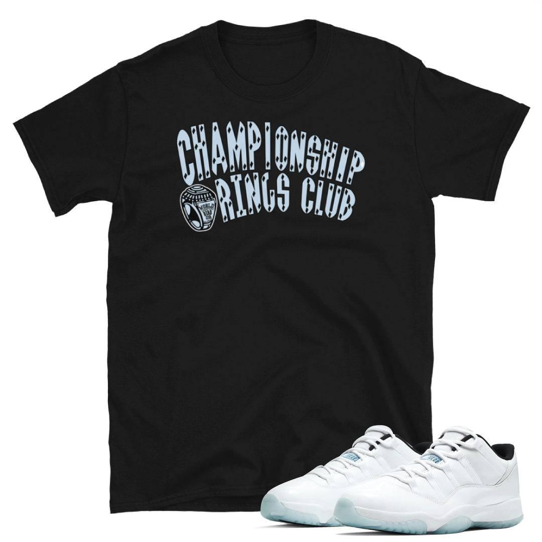 LEGEND BLUE 11 LOW SHIRT - Sneaker Tees to match Air Jordan Sneakers