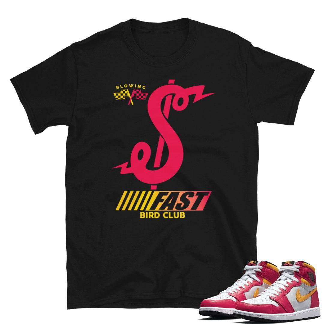 Retro 1 Fusion Red Shirt - Sneaker Tees to match Air Jordan Sneakers