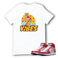 RETRO 1 FUSION RED SHIRT - Sneaker Tees to match Air Jordan Sneakers