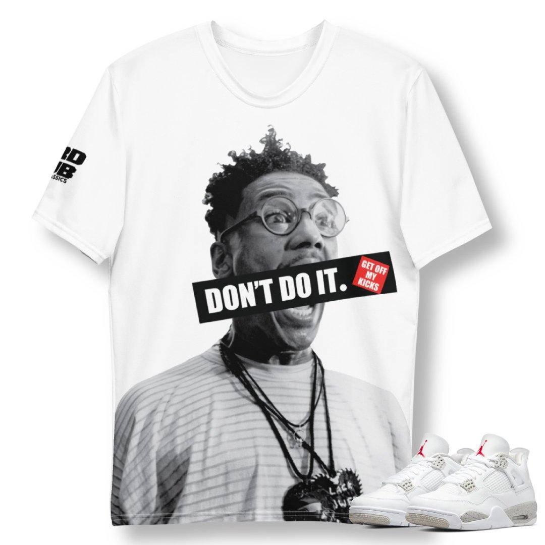 Air Jordan 4 Oreo cement shirt - Sneaker Tees to match Air Jordan Sneakers