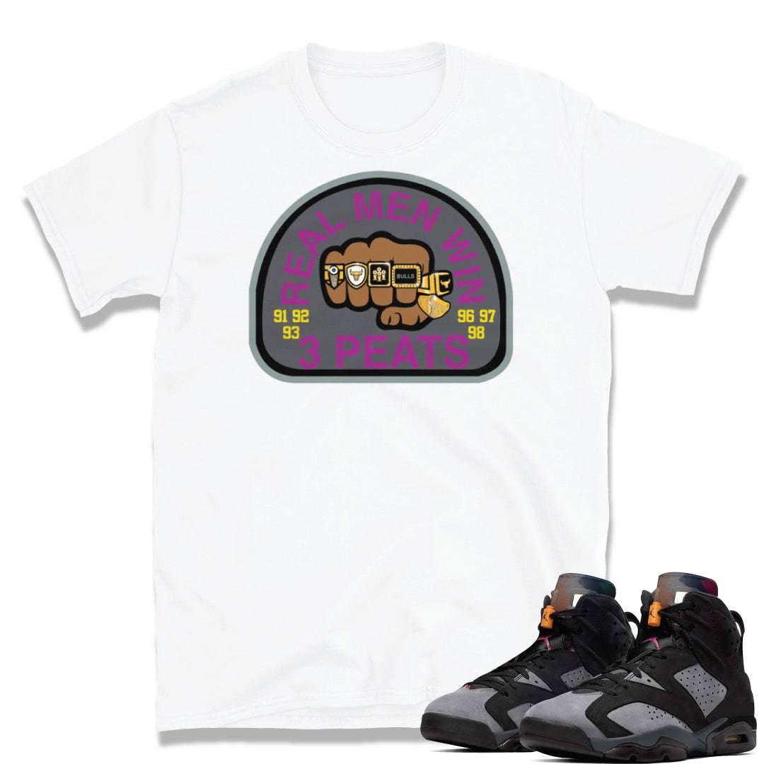 Retro 6 Bordeaux 3-peat Shirt - Sneaker Tees to match Air Jordan Sneakers
