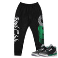 Retro 3 Pine Green Joggers - Sneaker Tees to match Air Jordan Sneakers