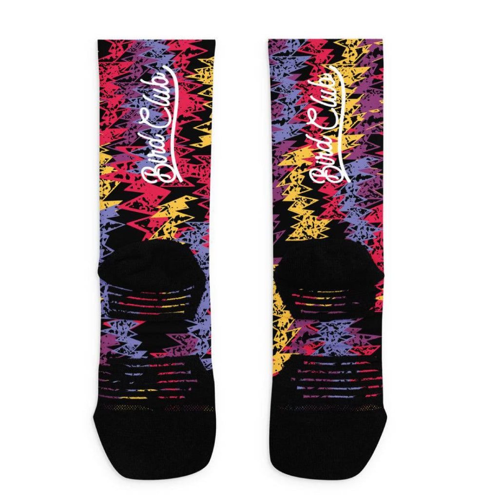 Barcelona Bordeaux socks - Sneaker Tees to match Air Jordan Sneakers