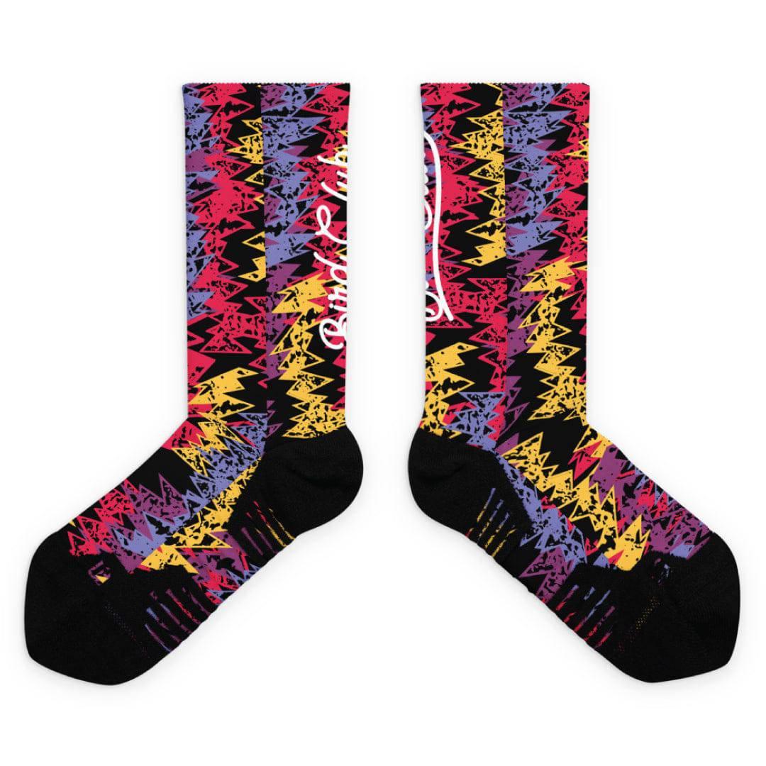 Barcelona Bordeaux socks - Sneaker Tees to match Air Jordan Sneakers