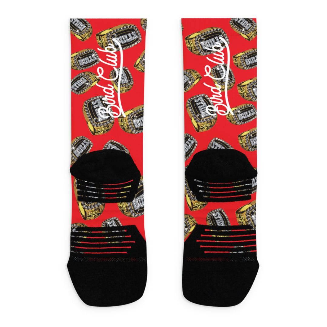 Jordan Championship Rings Socks - Sneaker Tees to match Air Jordan Sneakers