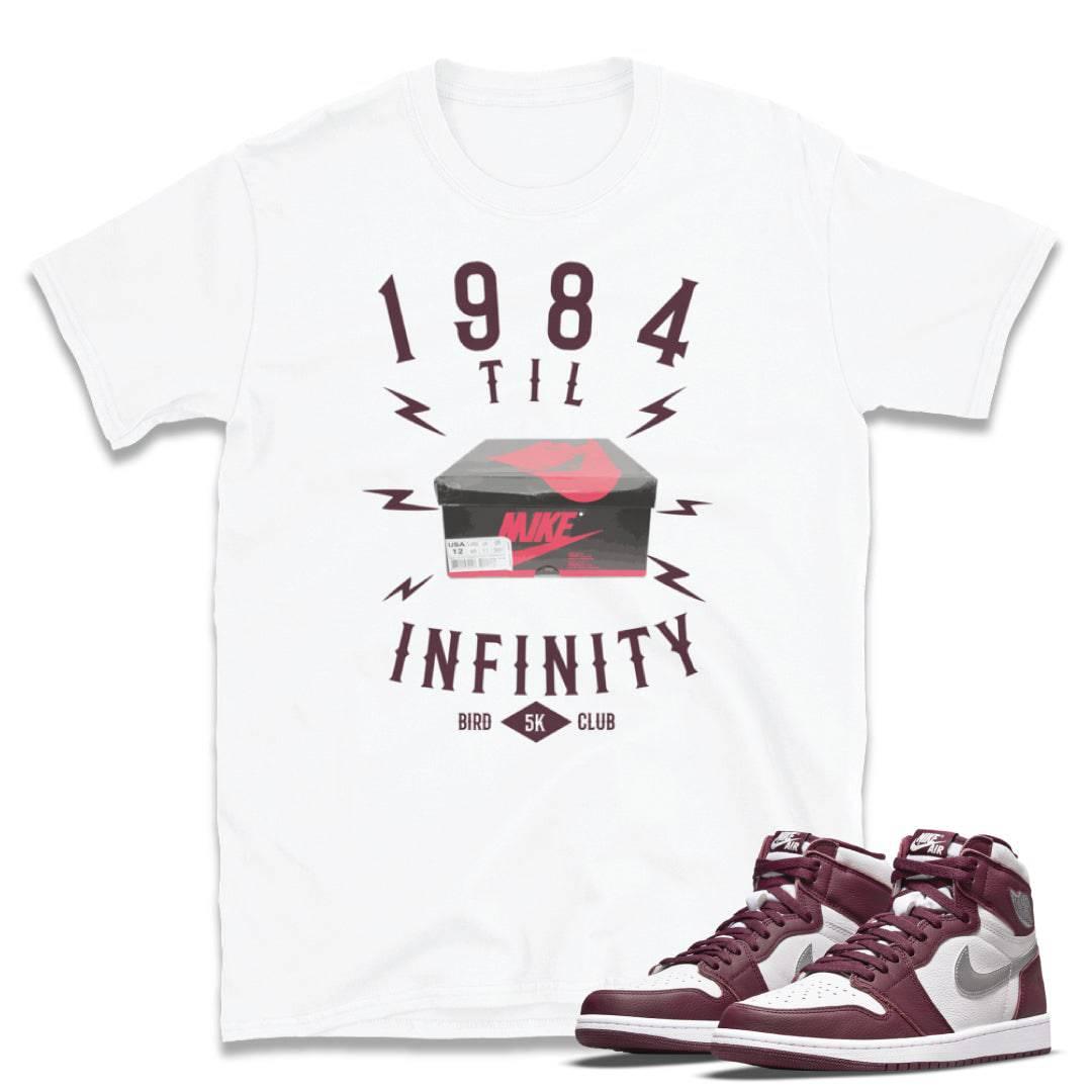 Retro OG 1 Bordeaux Shirt - Sneaker Tees to match Air Jordan Sneakers