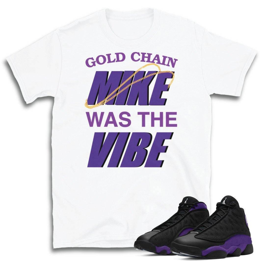 Retro 13 Court Purple Shirt - Sneaker Tees to match Air Jordan Sneakers