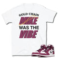 Retro 1 Bordeaux Mike Shirt - Sneaker Tees to match Air Jordan Sneakers