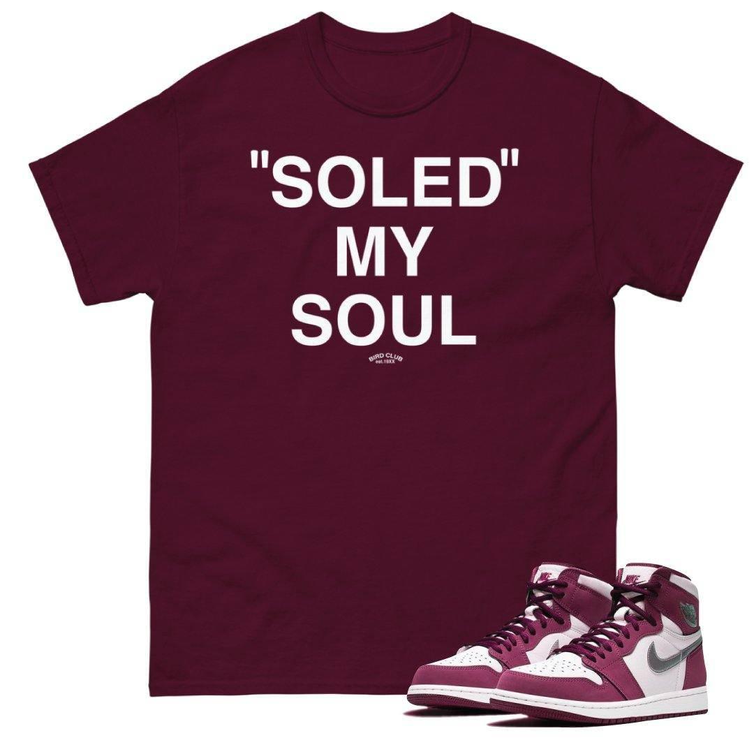 Retro 1 Bordeaux Shirt - Sneaker Tees to match Air Jordan Sneakers