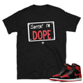 Retro 1 "Bred Patent" Shirt - Sneaker Tees to match Air Jordan Sneakers