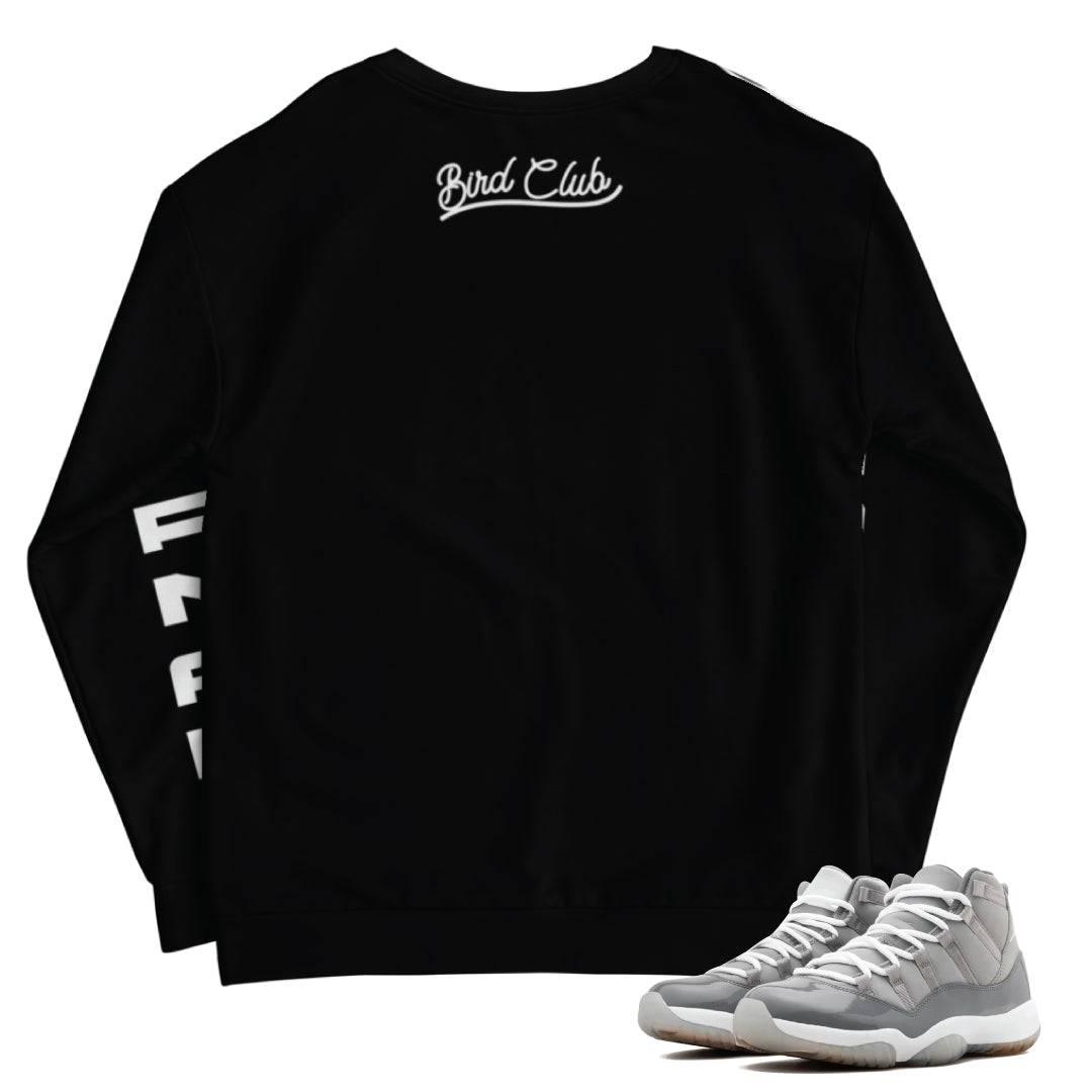 Retro 11 Cool Grey SWEATSHIRT - Sneaker Tees to match Air Jordan Sneakers