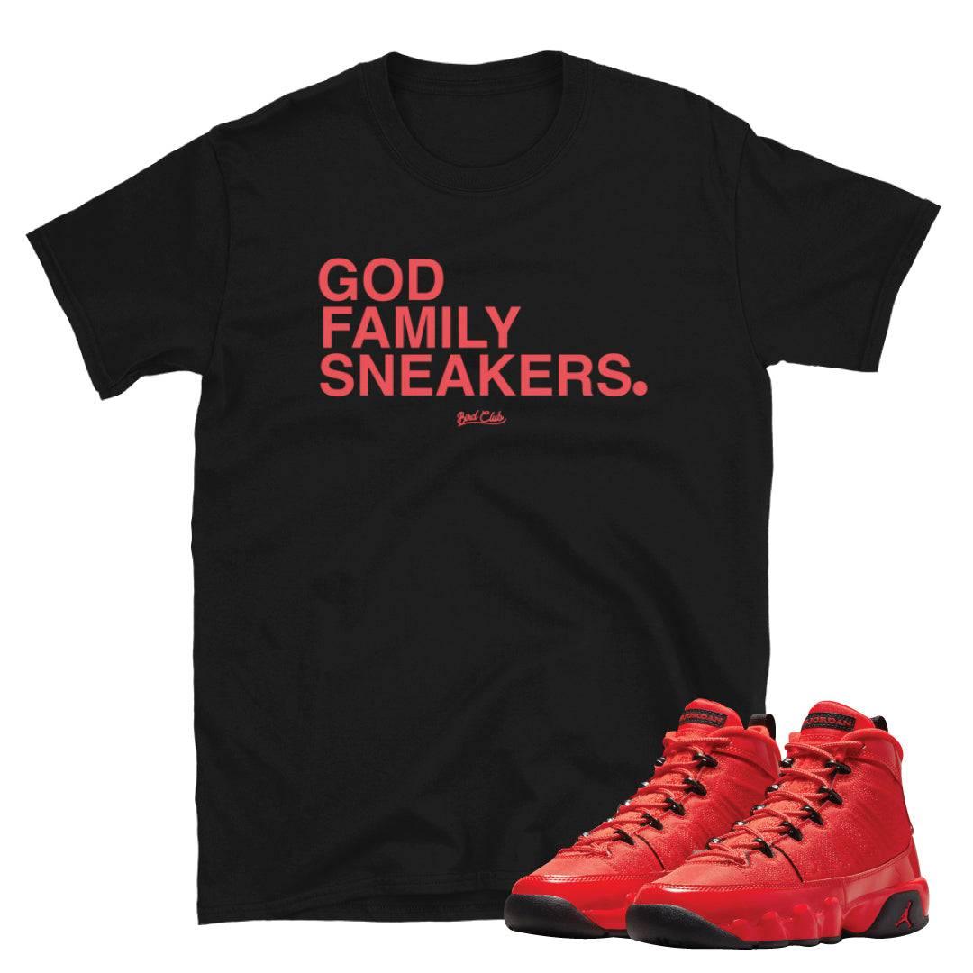 Retro 9 Chile Red Shirt - Sneaker Tees to match Air Jordan Sneakers