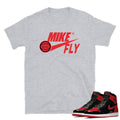 Retro 1 "Bred Patent" shirt - Sneaker Tees to match Air Jordan Sneakers
