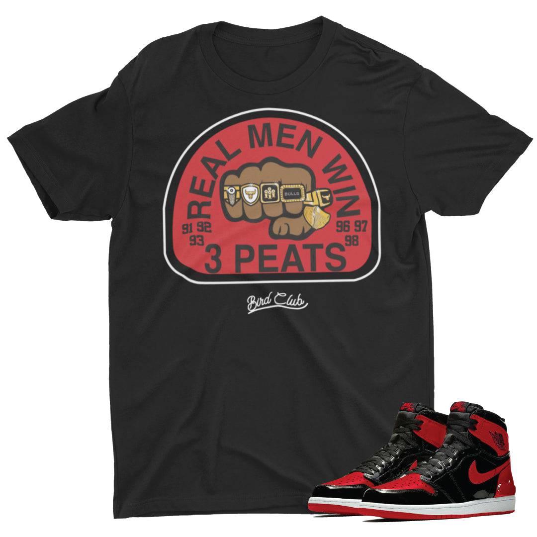 Retro 1 "Bred Patent" shirt - Sneaker Tees to match Air Jordan Sneakers