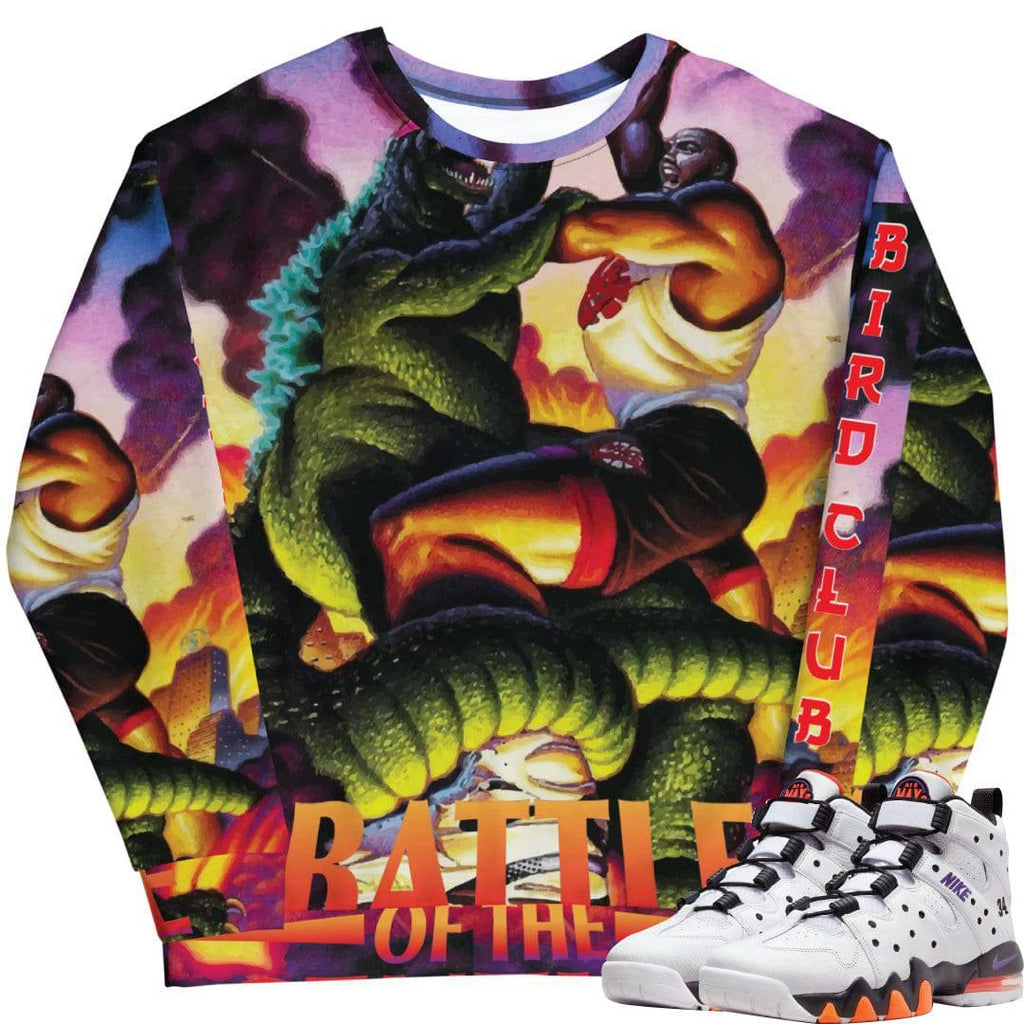 CB 94 Air Max Suns Godzilla Sweatshirt - Sneaker Tees to match Air Jordan Sneakers