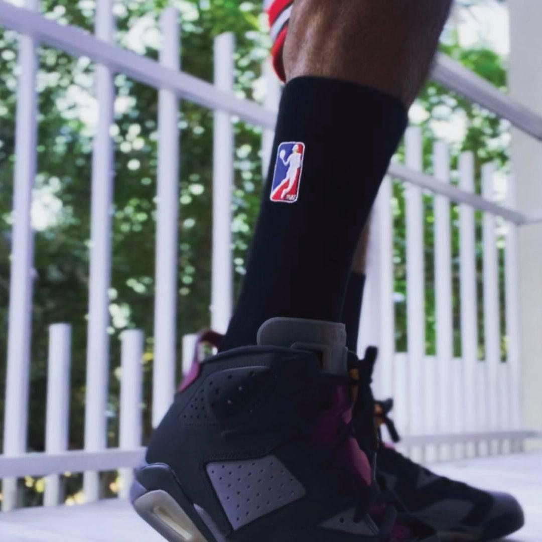Classic Mike Embroidered Basketball Socks - Sneaker Tees to match Air Jordan Sneakers