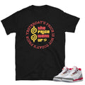 Retro 3 "Cardinal Red" Shirt - Sneaker Tees to match Air Jordan Sneakers