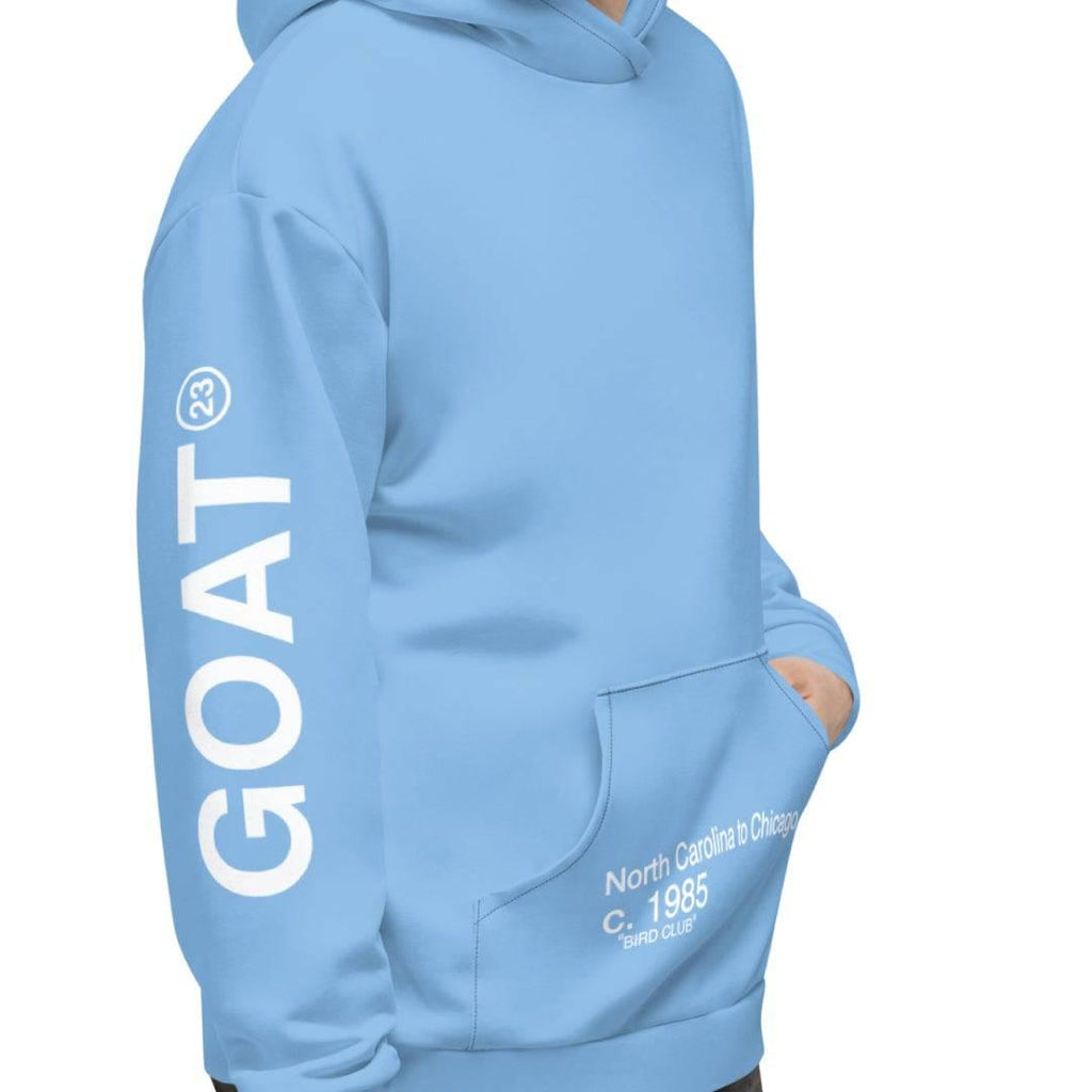 Retro 6 UNC Carolina Hoodie - Sneaker Tees to match Air Jordan Sneakers