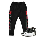 Retro 12 "Playoffs" Joggers - Sneaker Tees to match Air Jordan Sneakers