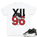 Retro 12 "Playoffs" shirt - Sneaker Tees to match Air Jordan Sneakers