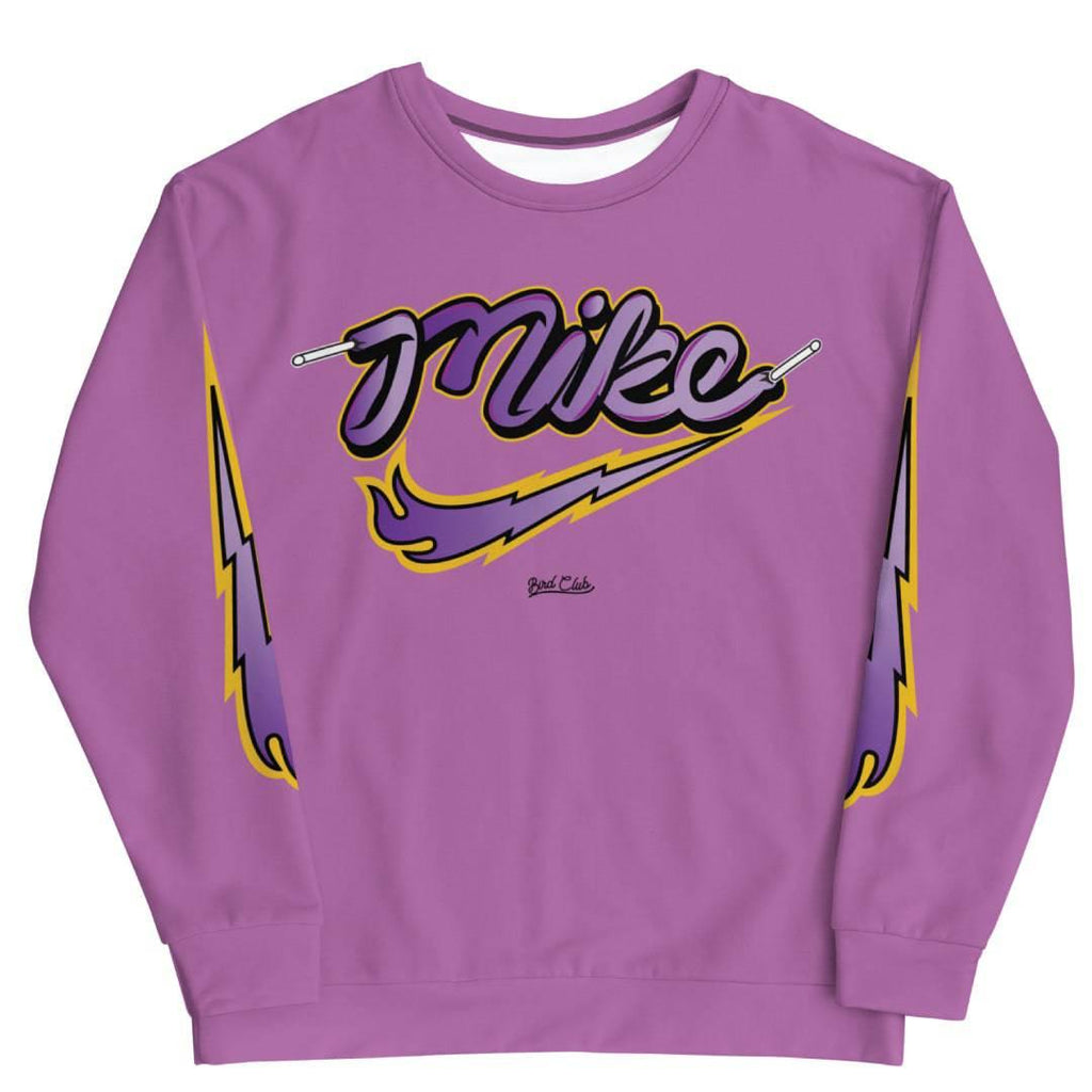 Retro 1 Sneaker Brotherhood Volt sweatshirt - Sneaker Tees to match Air Jordan Sneakers