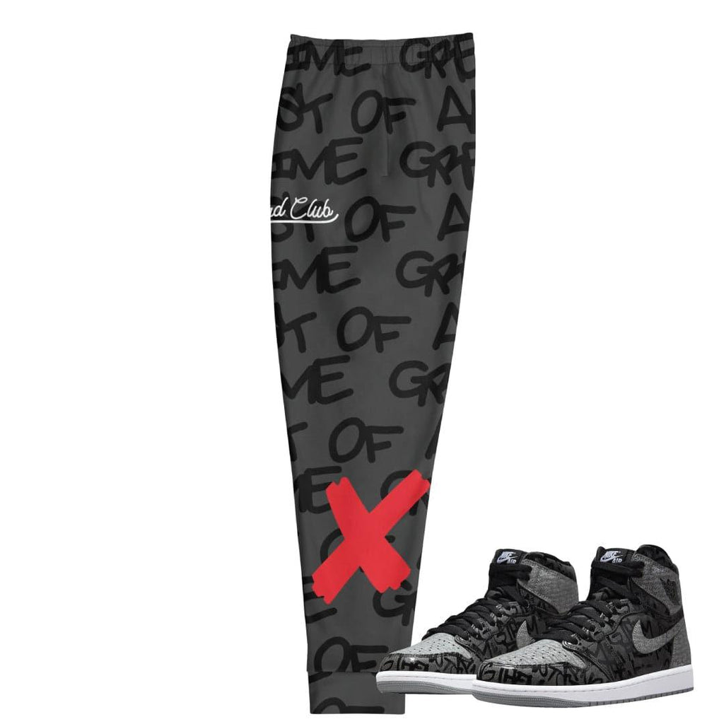Retro 1 "Rebellionaire" Joggers - Sneaker Tees to match Air Jordan Sneakers