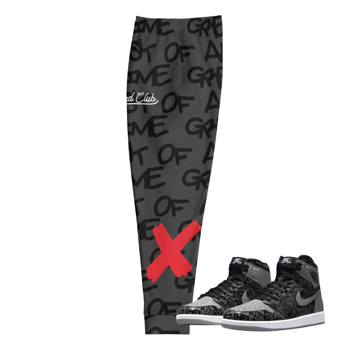 Retro 1 "Rebellionaire" Joggers - Sneaker Tees to match Air Jordan Sneakers