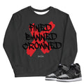Retro 1 "Rebellionaire" Sweatshirt - Sneaker Tees to match Air Jordan Sneakers