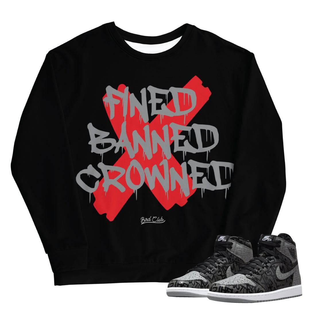 Retro 1 "Rebellionaire" Sweatshirt - Sneaker Tees to match Air Jordan Sneakers