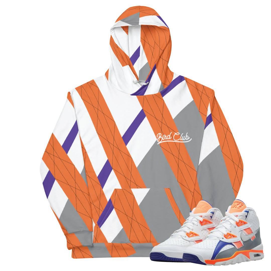 Air Trainer Bo Jackson pattern Hoodie - Sneaker Tees to match Air Jordan Sneakers