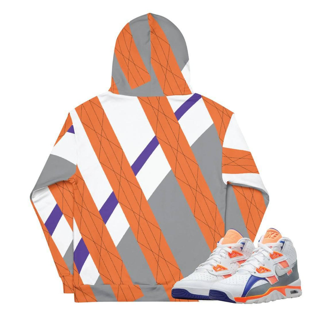 Air Trainer Bo Jackson pattern Hoodie - Sneaker Tees to match Air Jordan Sneakers