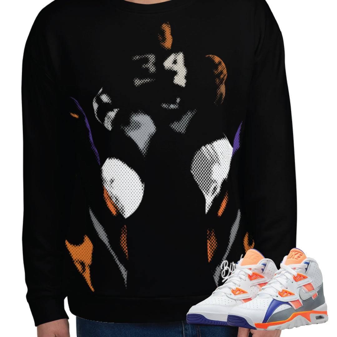 Air Trainer Bo Jackson Crewneck - Sneaker Tees to match Air Jordan Sneakers