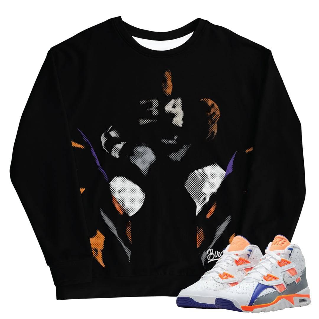 Air Trainer Bo Jackson Crewneck - Sneaker Tees to match Air Jordan Sneakers