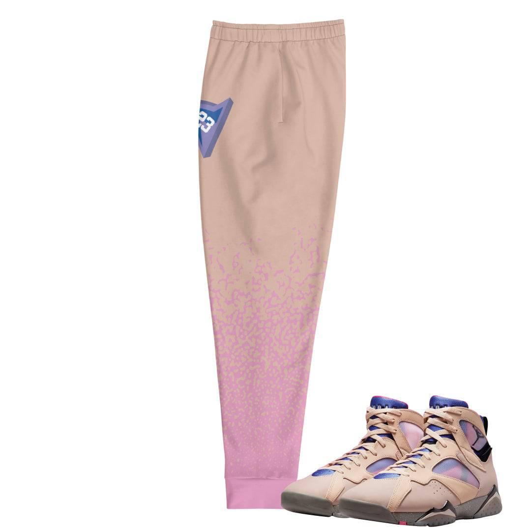 Retro 7 "Saphire/Shimmer" Joggers - Sneaker Tees to match Air Jordan Sneakers