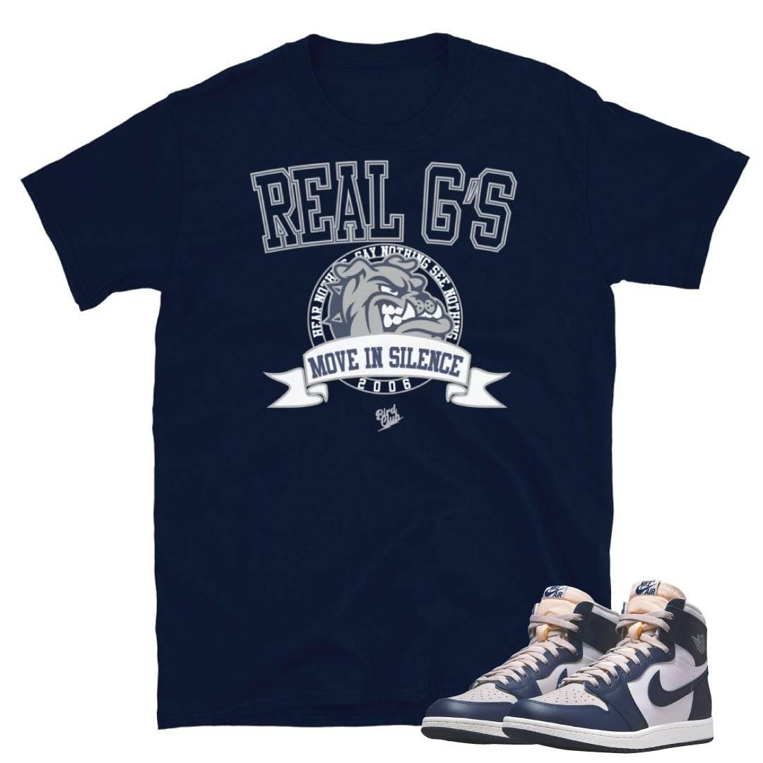 Retro 1 High 85 Georgetown Shirt - Sneaker Tees to match Air Jordan Sneakers