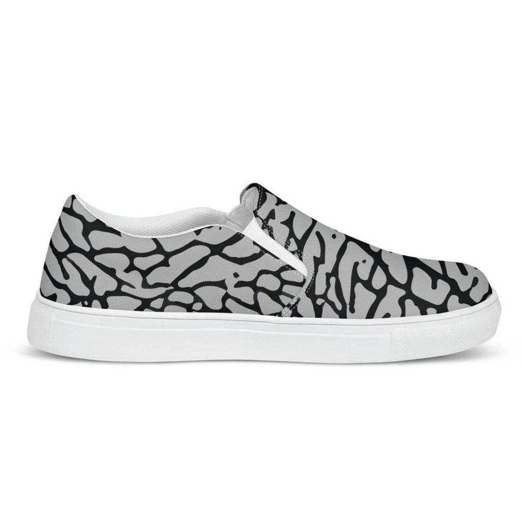 Elephant Print Canvas Shoes - Sneaker Tees to match Air Jordan Sneakers
