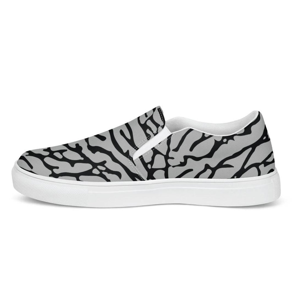 Elephant Print Canvas Shoes - Sneaker Tees to match Air Jordan Sneakers