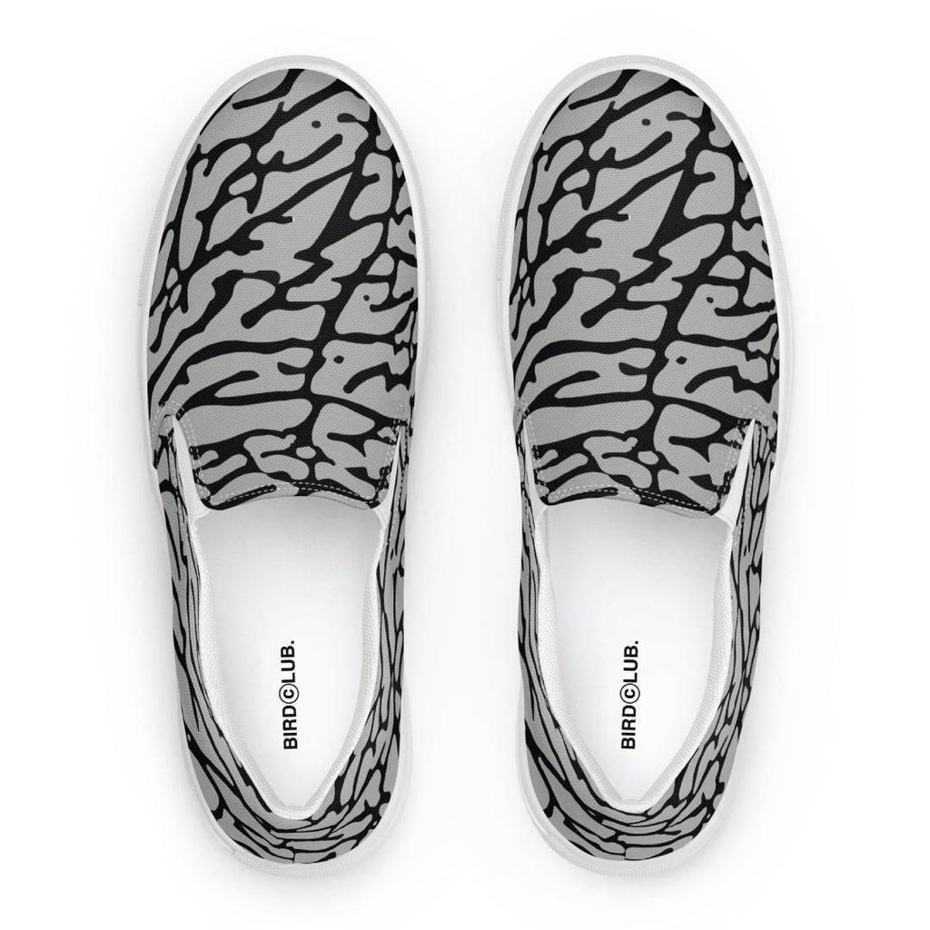 Elephant Print Canvas Shoes - Sneaker Tees to match Air Jordan Sneakers