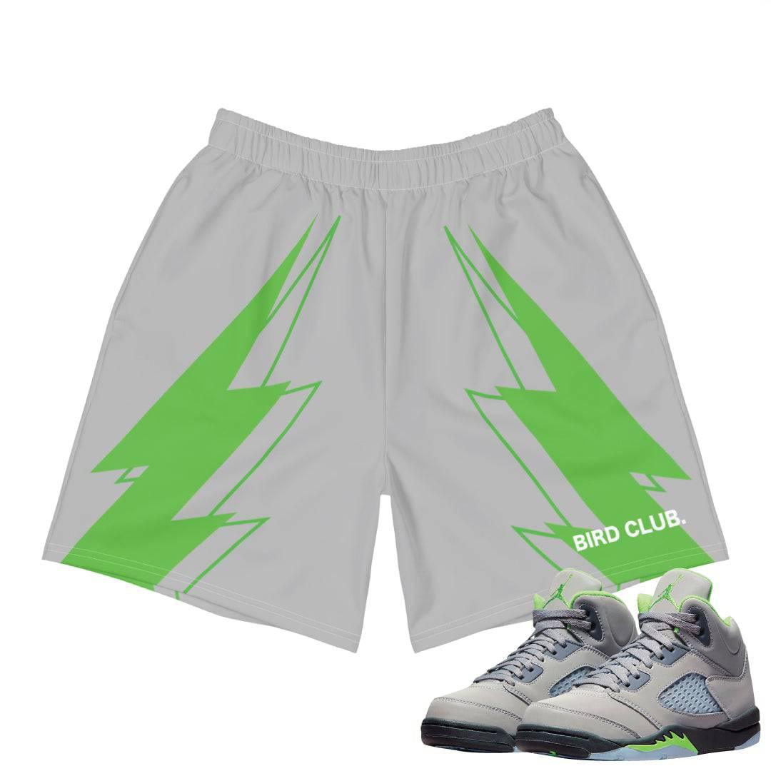 Retro 5 Green Bean Shorts - Sneaker Tees to match Air Jordan Sneakers
