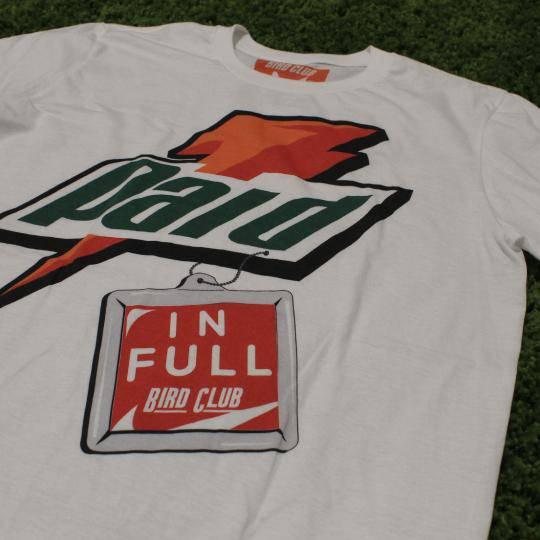 Bird Club Air Jordan 6 Gatorade "Paid in Full" matching t-shirt - Sneaker Tees to match Air Jordan Sneakers