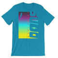 DONS Multi colored tee (TEAL) - Sneaker Tees to match Air Jordan Sneakers