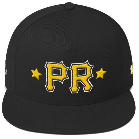 Puerto Rico Roberto Clemente Snapback (BLK) - Sneaker Tees to match Air Jordan Sneakers